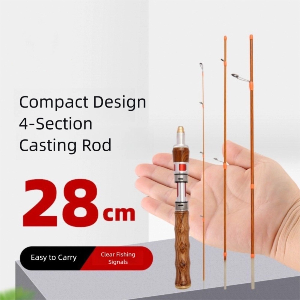 Fishing Rod Carbon Fiber - 4-segmentowa wędka spinningowa o mocy UL,