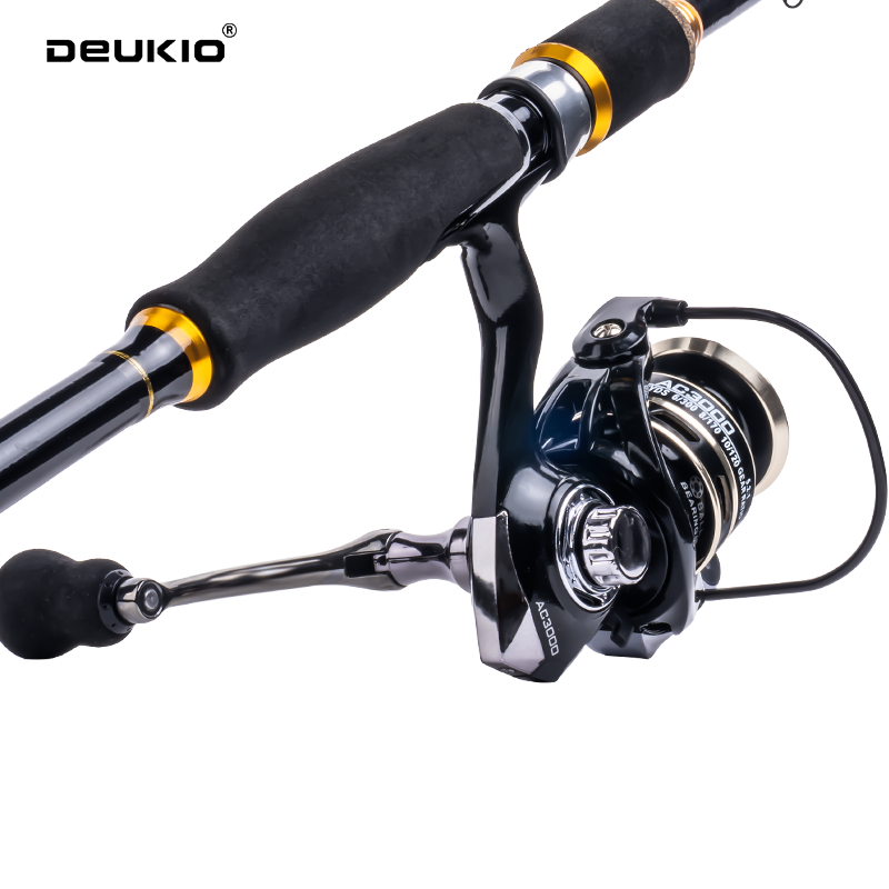 DEUKIO 1.8/2.1m Karbonowy Zest – Fishing Rod Combo recenzja i cena